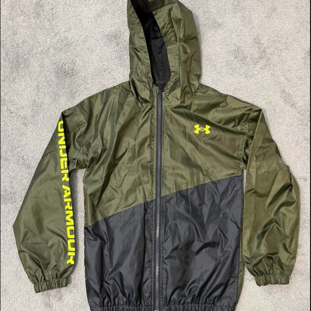 Under Armour Kids' Wintuck Color-Block Windbreaker - Sz Medium